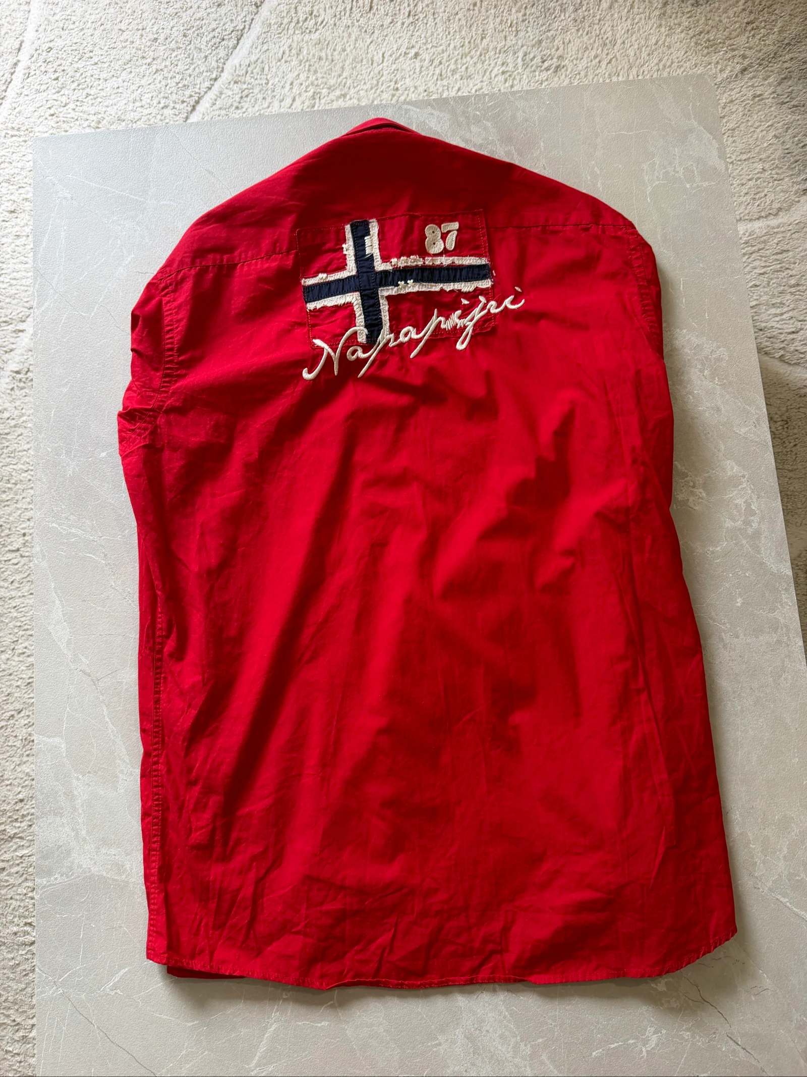 Napapijri rood overhemd maat XXL - zeer goede staat – photo 5